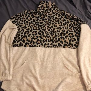 Native People half zip pullover.